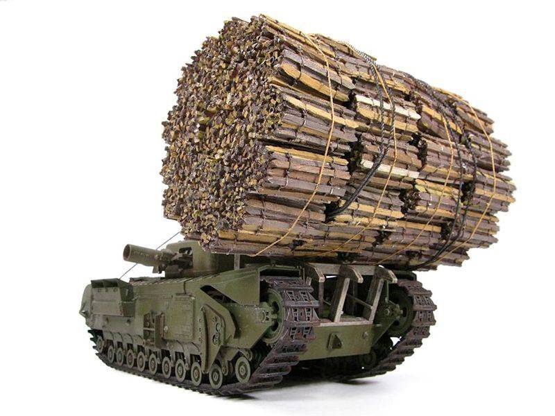 Churchill Mk.IV AVRE w/Fascine Carrier Frame – Image 5
