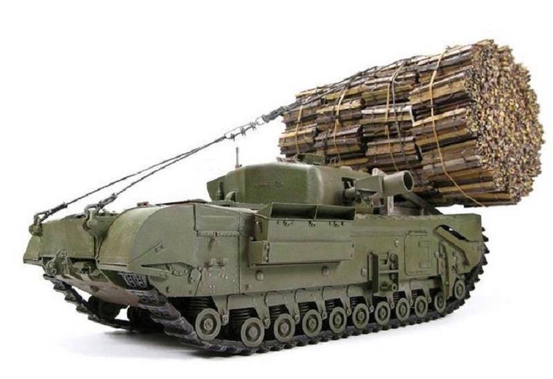 Churchill Mk.IV AVRE w/Fascine Carrier Frame – Image 6