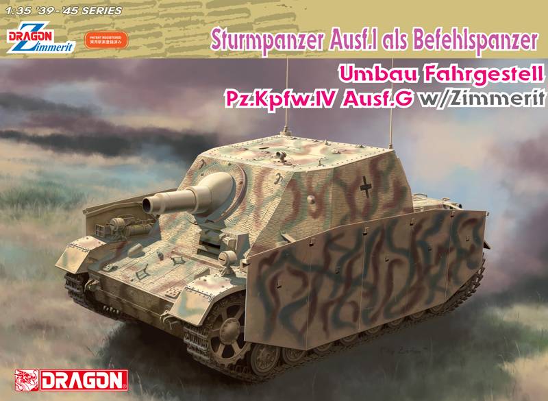 Sturmpanzer Ausf.I als Befehlspanzer (Umbau Fahrgestell Pz.Kpfw.IV Ausf.G) w/Zimmerit