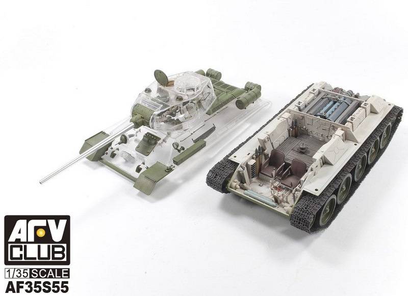 T34/ 85 MODEL 1944,FACTORY No.183 (CLEAR TURRET AND UPPER HULL,FULL INTERIOR KIT) – Image 2
