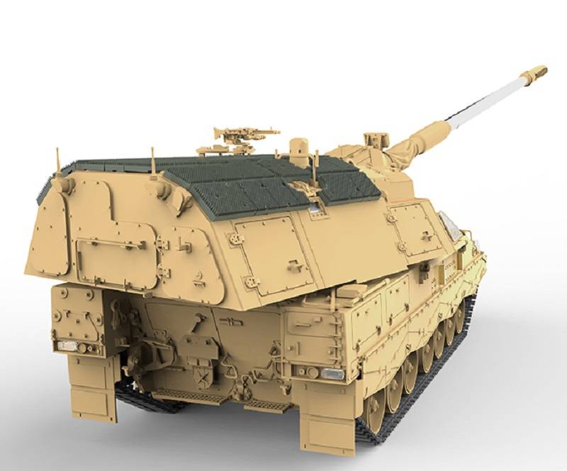 GERMAN SELF-PROPELLED HOWITZER PANZERHAUBITZE 2000 w/ADD-ON ARMOUR – Image 3