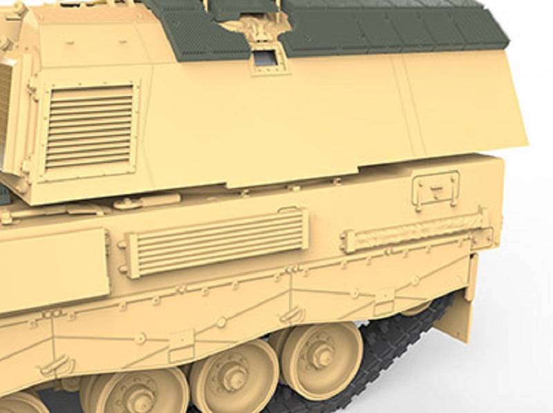 GERMAN SELF-PROPELLED HOWITZER PANZERHAUBITZE 2000 w/ADD-ON ARMOUR – Image 9