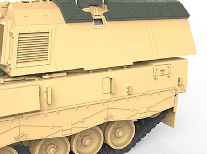 GERMAN SELF-PROPELLED HOWITZER PANZERHAUBITZE 2000 w/ADD-ON ARMOUR – Image 10
