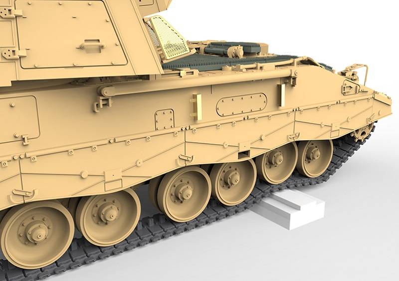GERMAN SELF-PROPELLED HOWITZER PANZERHAUBITZE 2000 w/ADD-ON ARMOUR – Image 11