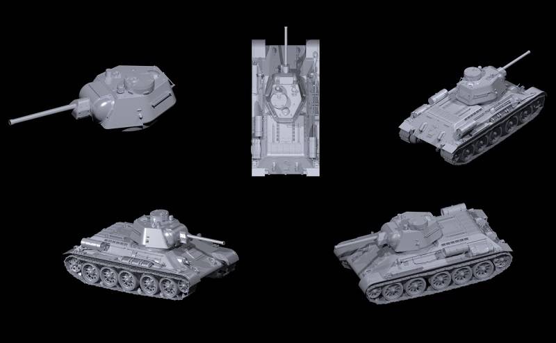 Russian T-34/76 (late 1943 production) WWII Soviet Medium Tank – Image 2