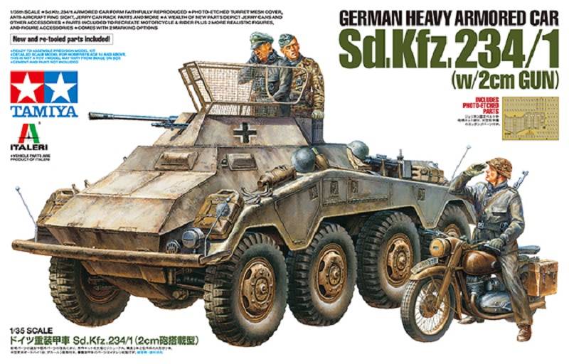 German Heavy Armored Car Sd.Kfz.234/1 (w/2cm Gun)