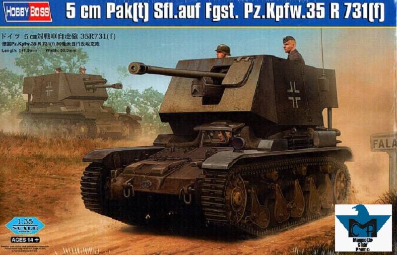 5 cm Pak(t) Sfl.auf Fgst. Pz.Kpfw.35 R 731(f)