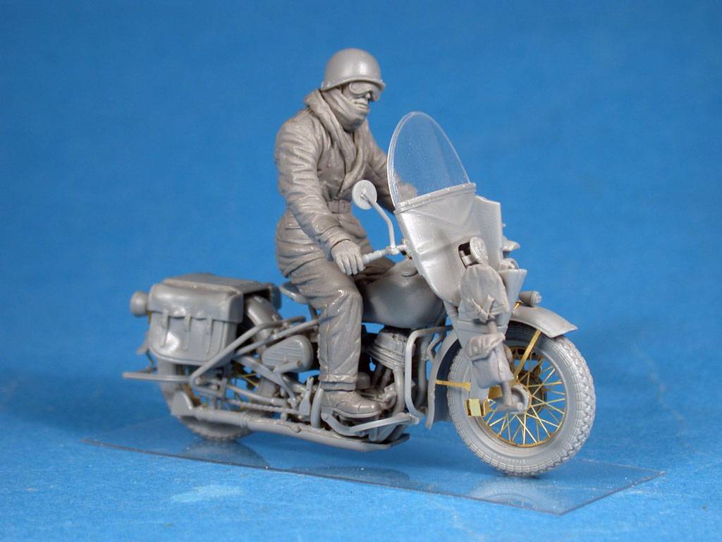 U.S. MOTORCYCLE WLA w/RIDER – Image 2