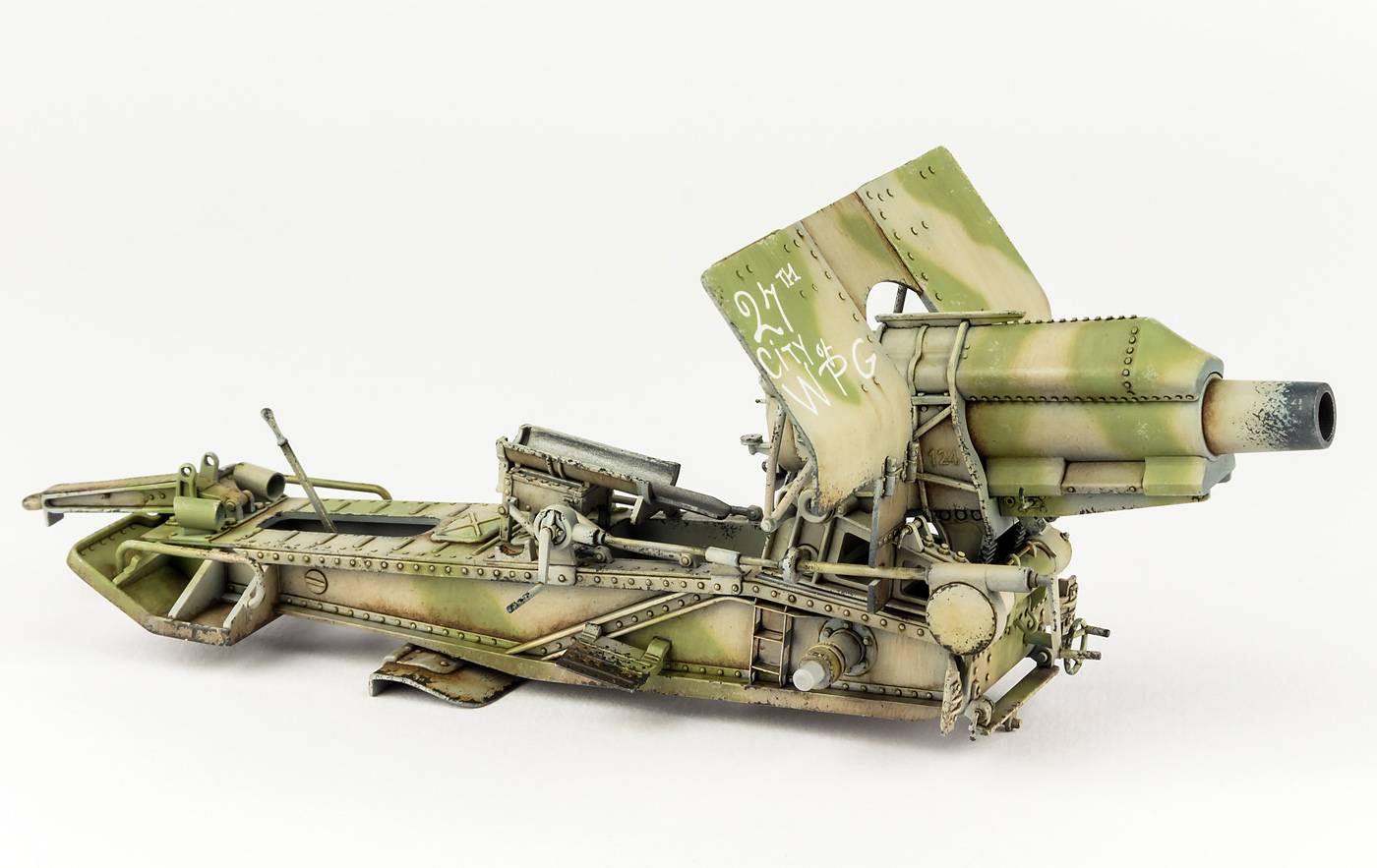 WWI/ WWII GERMAN Krupp 21cm Mörser 10/16 – Image 7