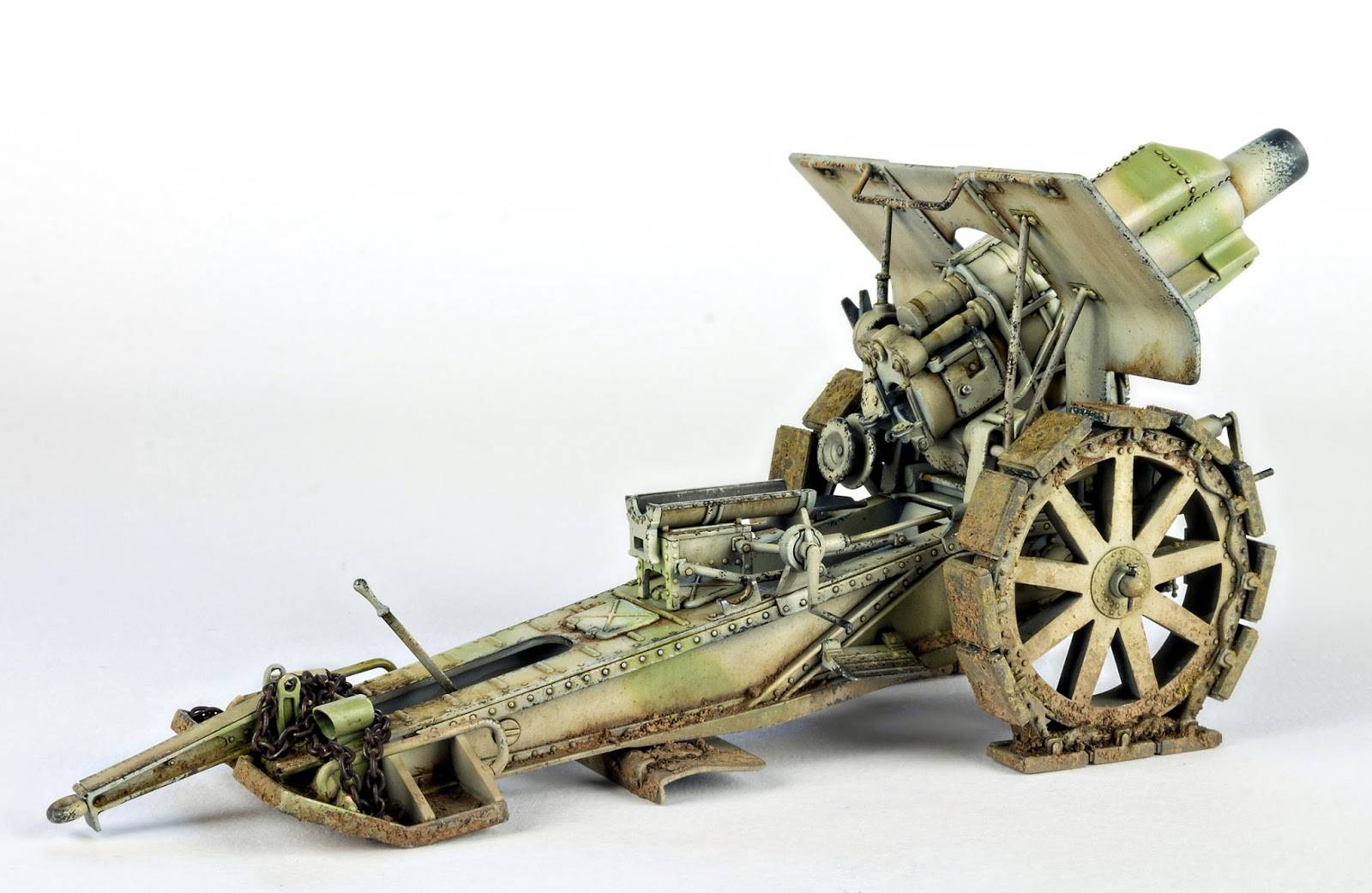 WWI/ WWII GERMAN Krupp 21cm Mörser 10/16 – Image 8
