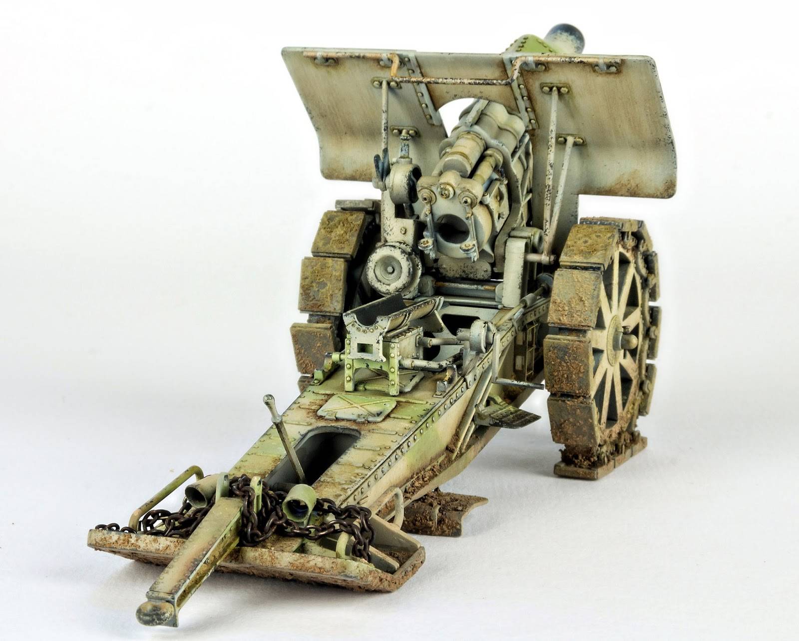 WWI/ WWII GERMAN Krupp 21cm Mörser 10/16 – Image 9