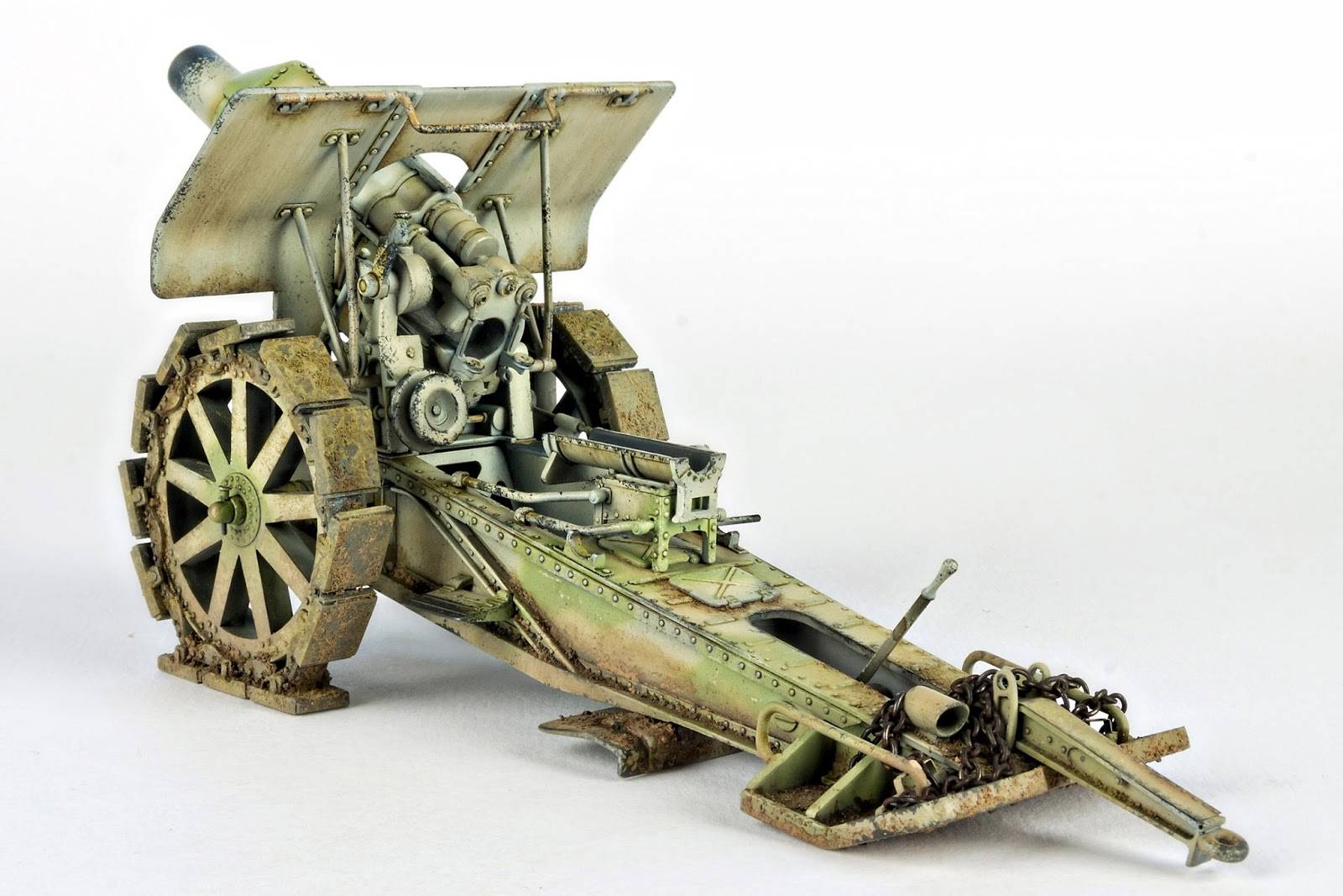 WWI/ WWII GERMAN Krupp 21cm Mörser 10/16 – Image 10