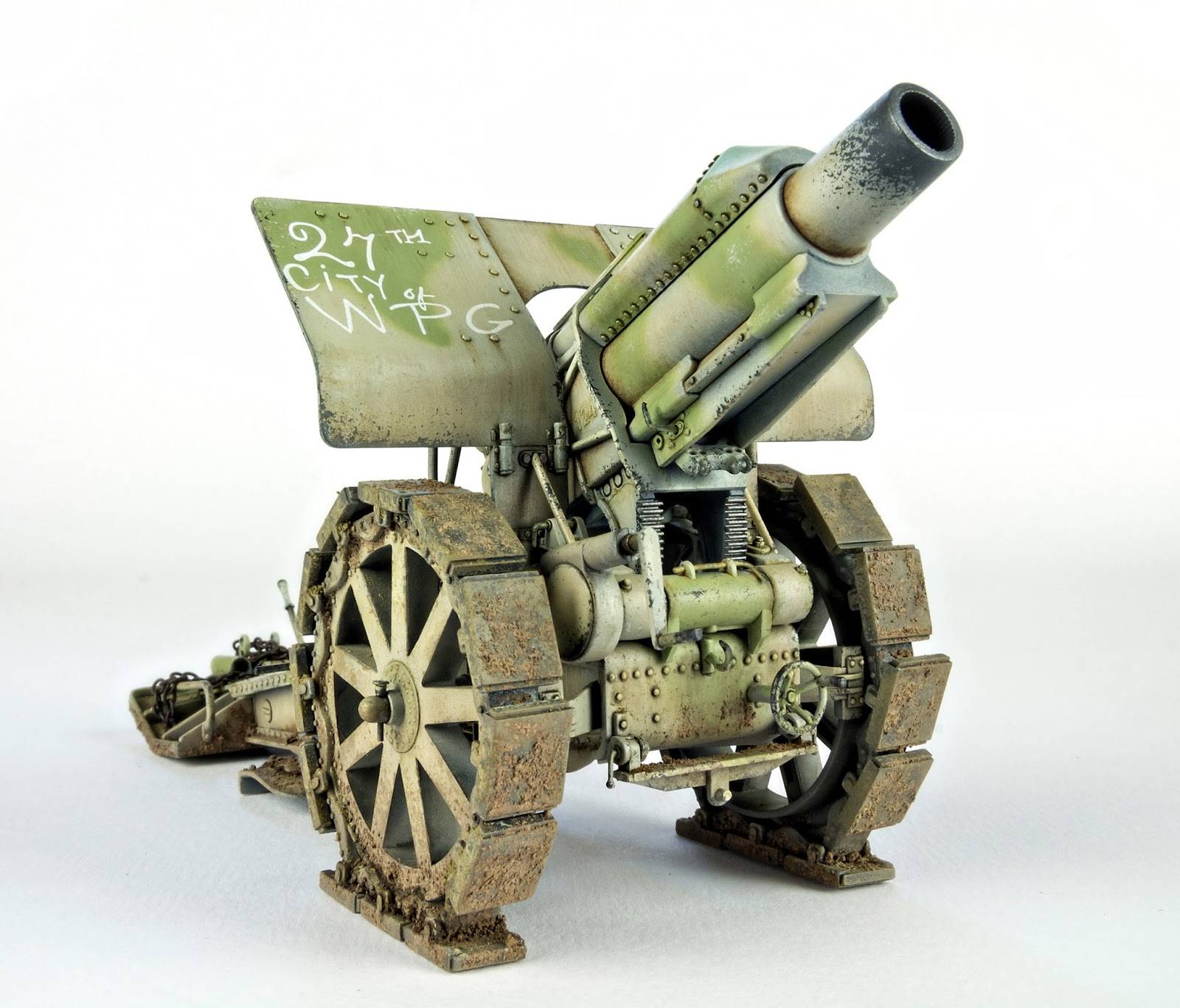 WWI/ WWII GERMAN Krupp 21cm Mörser 10/16 – Image 12