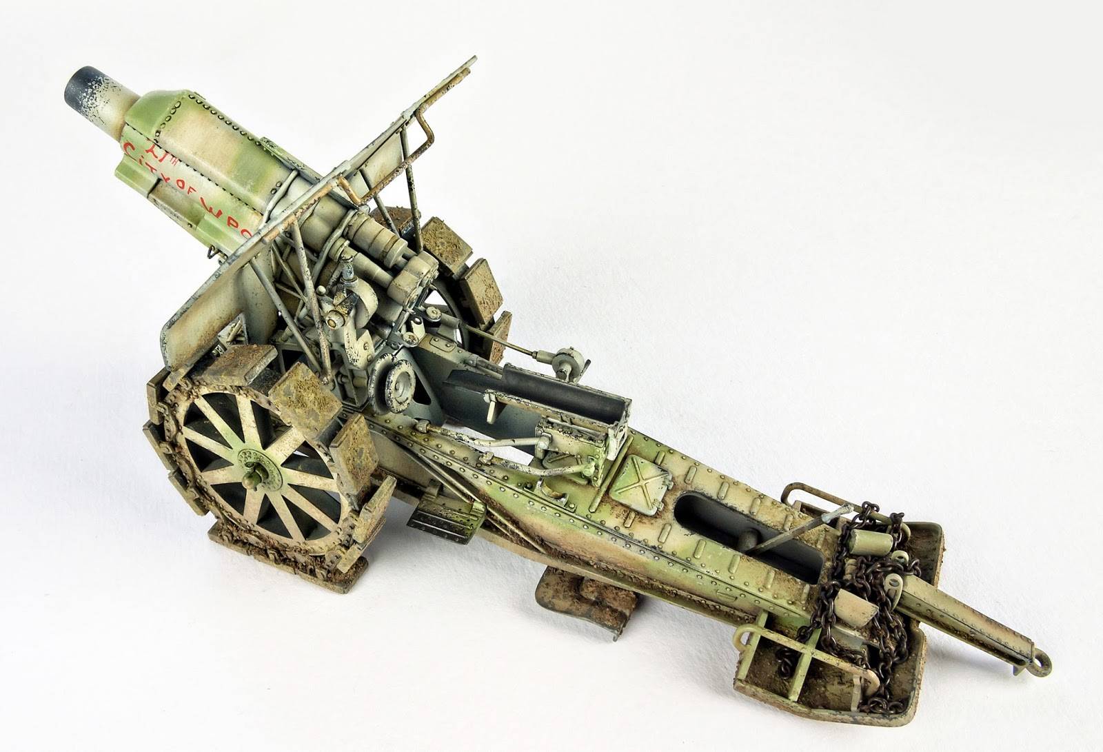 WWI/ WWII GERMAN Krupp 21cm Mörser 10/16 – Image 13