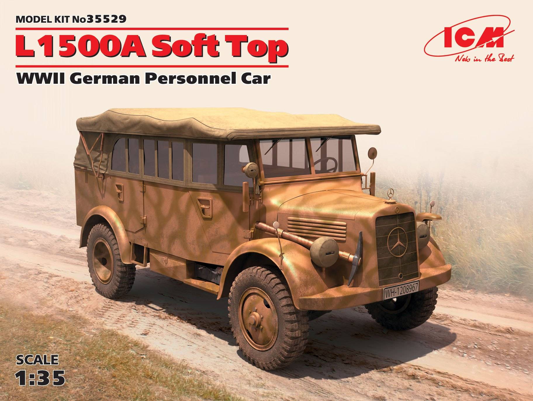 L1500A with Soft Top WWII German Personnel Car