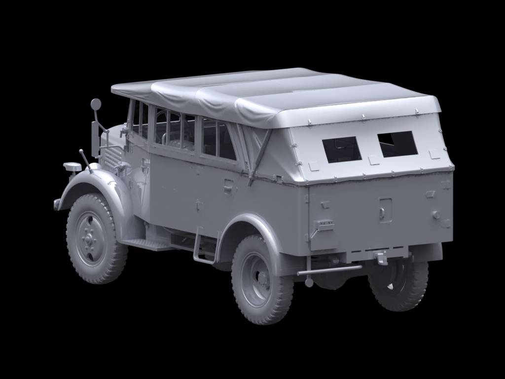 L1500A with Soft Top WWII German Personnel Car – Image 2