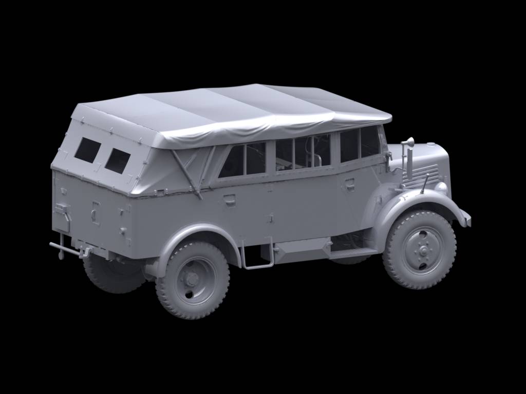 L1500A with Soft Top WWII German Personnel Car – Image 4
