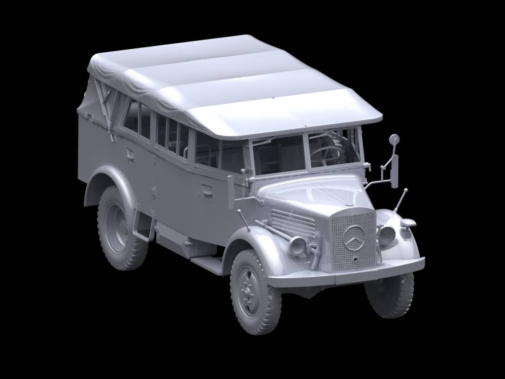 L1500A with Soft Top WWII German Personnel Car – Image 5