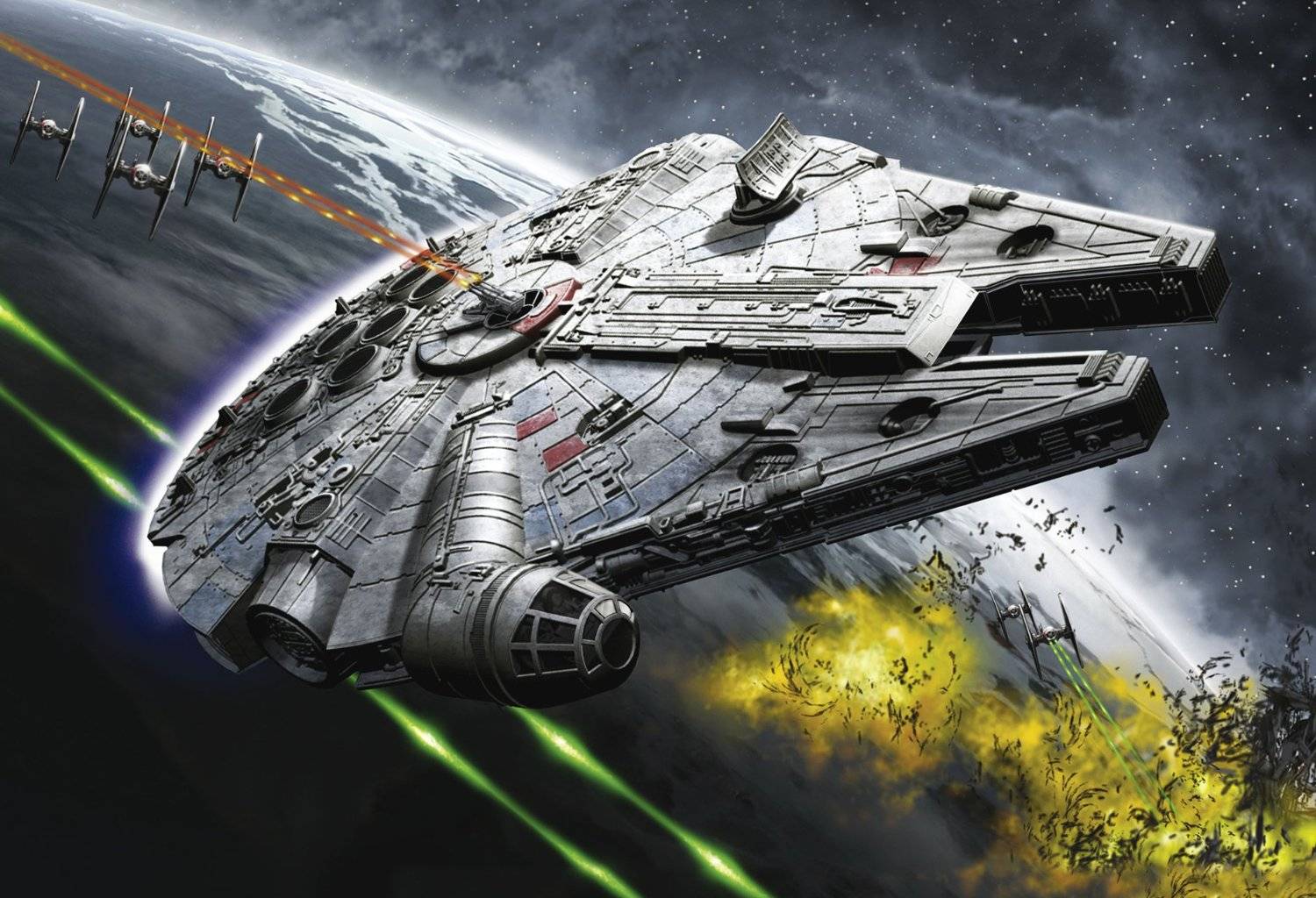 Millennium Falcon Build & Play Lights/Sound Series Star Wars – Image 7
