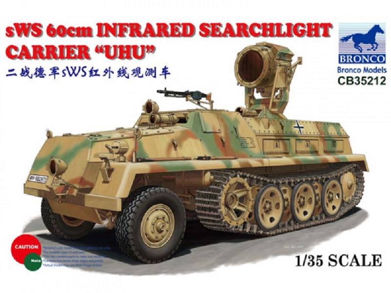 sWS 60cm Infrared Searchlight Carrier 'UHU'