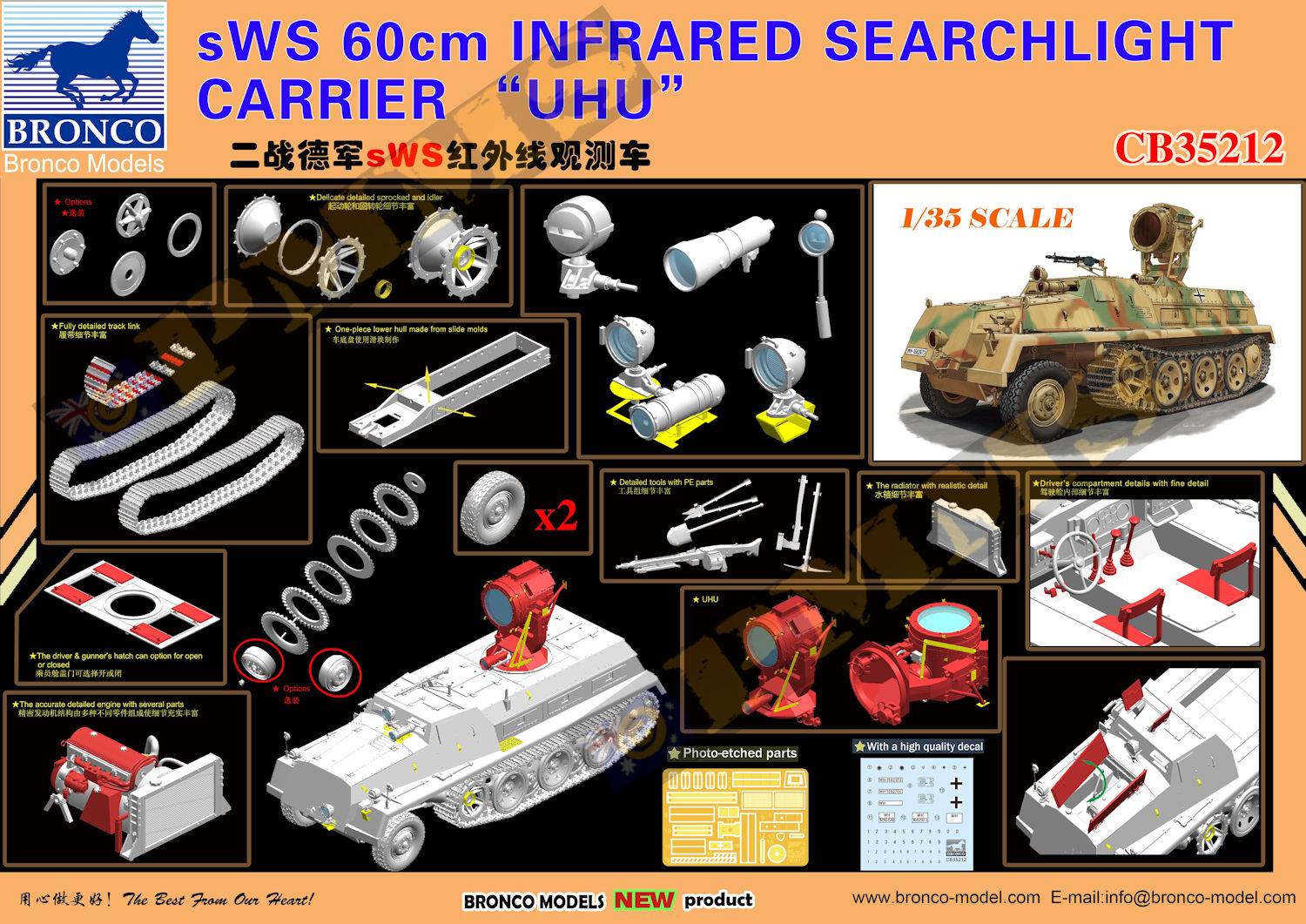 sWS 60cm Infrared Searchlight Carrier 'UHU' – Image 2