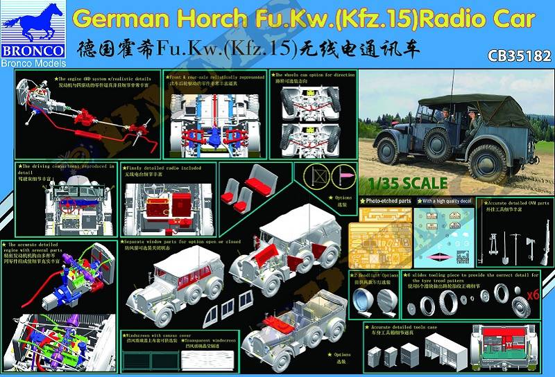 German Horch Fu.Kw.(Kfz.15) Radio Car – Image 3