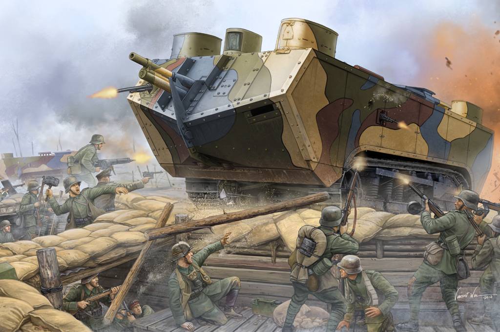 French St. Chamond Heavy Tank-early – Image 2