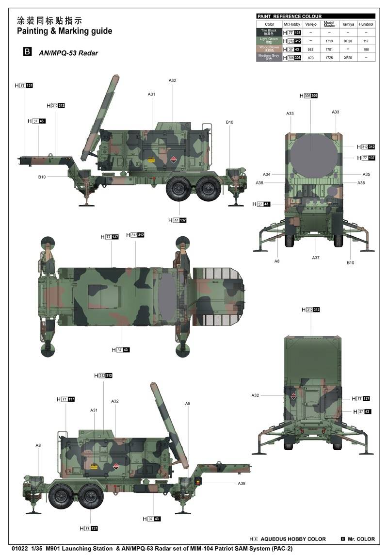 M901 Launching Station & AN/MPQ-53 Radar set of MIM-104 Patriot SAM System (PAC-2) – Image 7