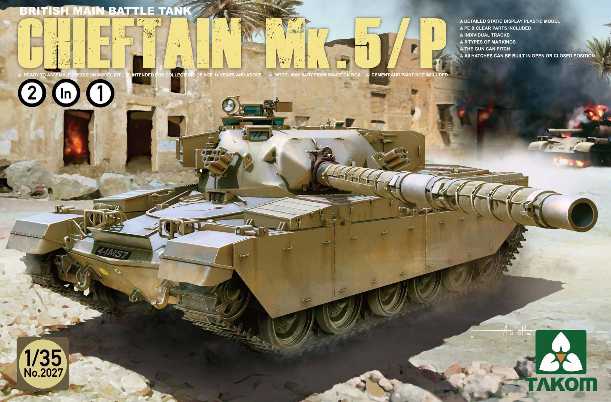 British Main Battle Tank Chieftain Mk.5 / P