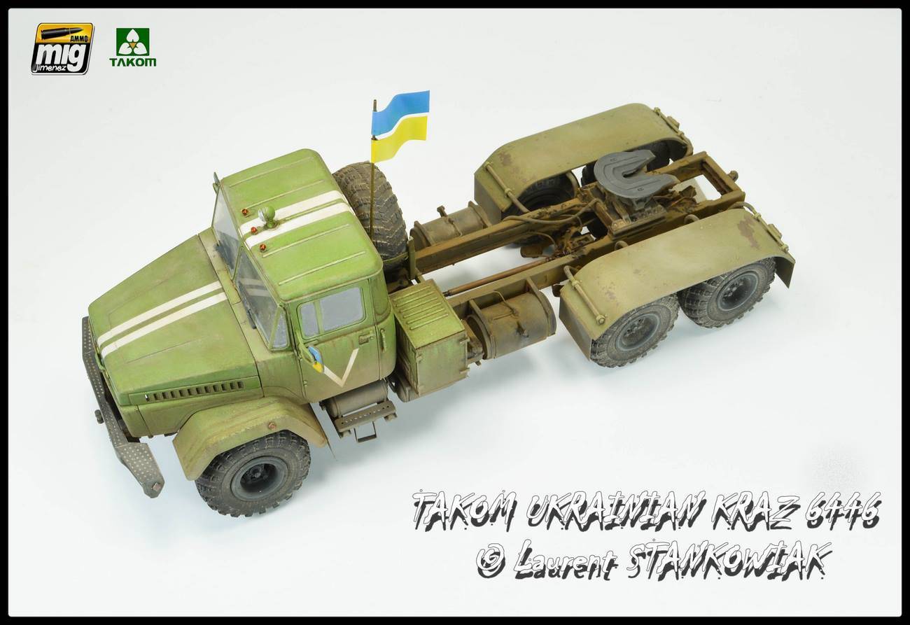 Ukraine KrAZ-6446 Tractor w/ChMZAP-5247G Semi-trailer – Image 5
