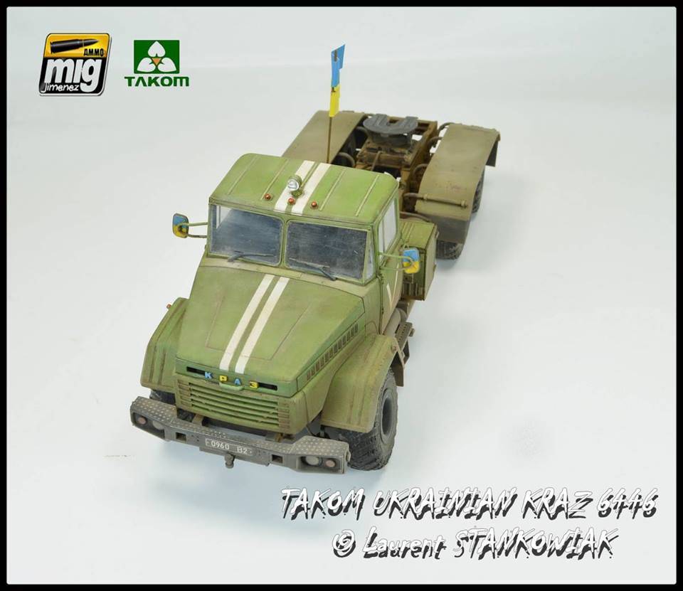 Ukraine KrAZ-6446 Tractor w/ChMZAP-5247G Semi-trailer – Image 6