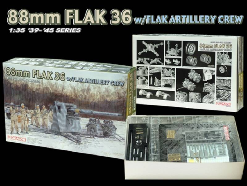 German 88mm Flak 36 with Flak Artillery Crew – Image 2