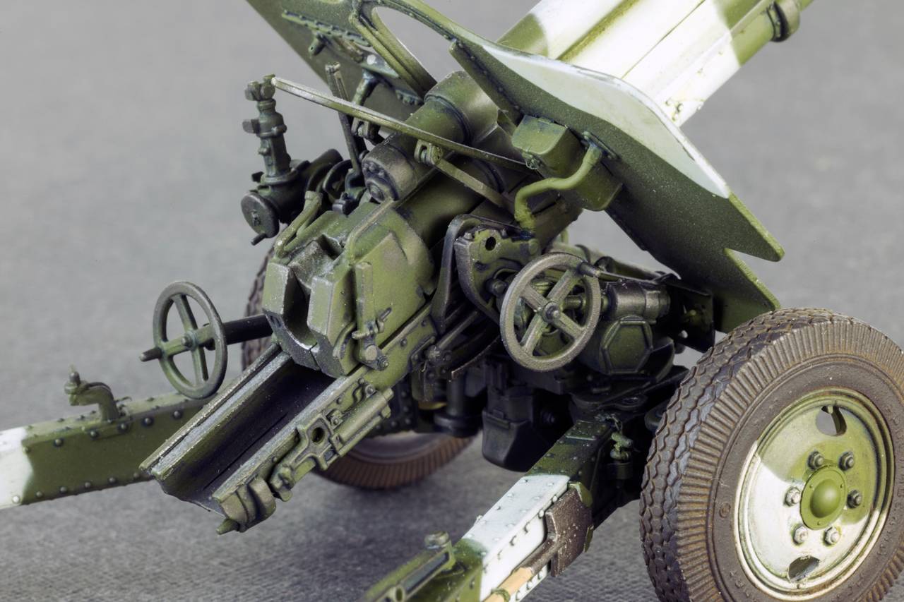 USV-BR 76-mm GUN Mod.1941 w/ LIMBER AND CREW – Image 4