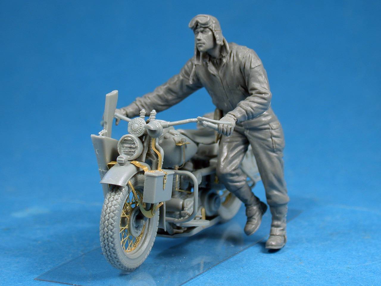 U.S. SOLDIER PUSHING MOTORCYCLE – Image 2
