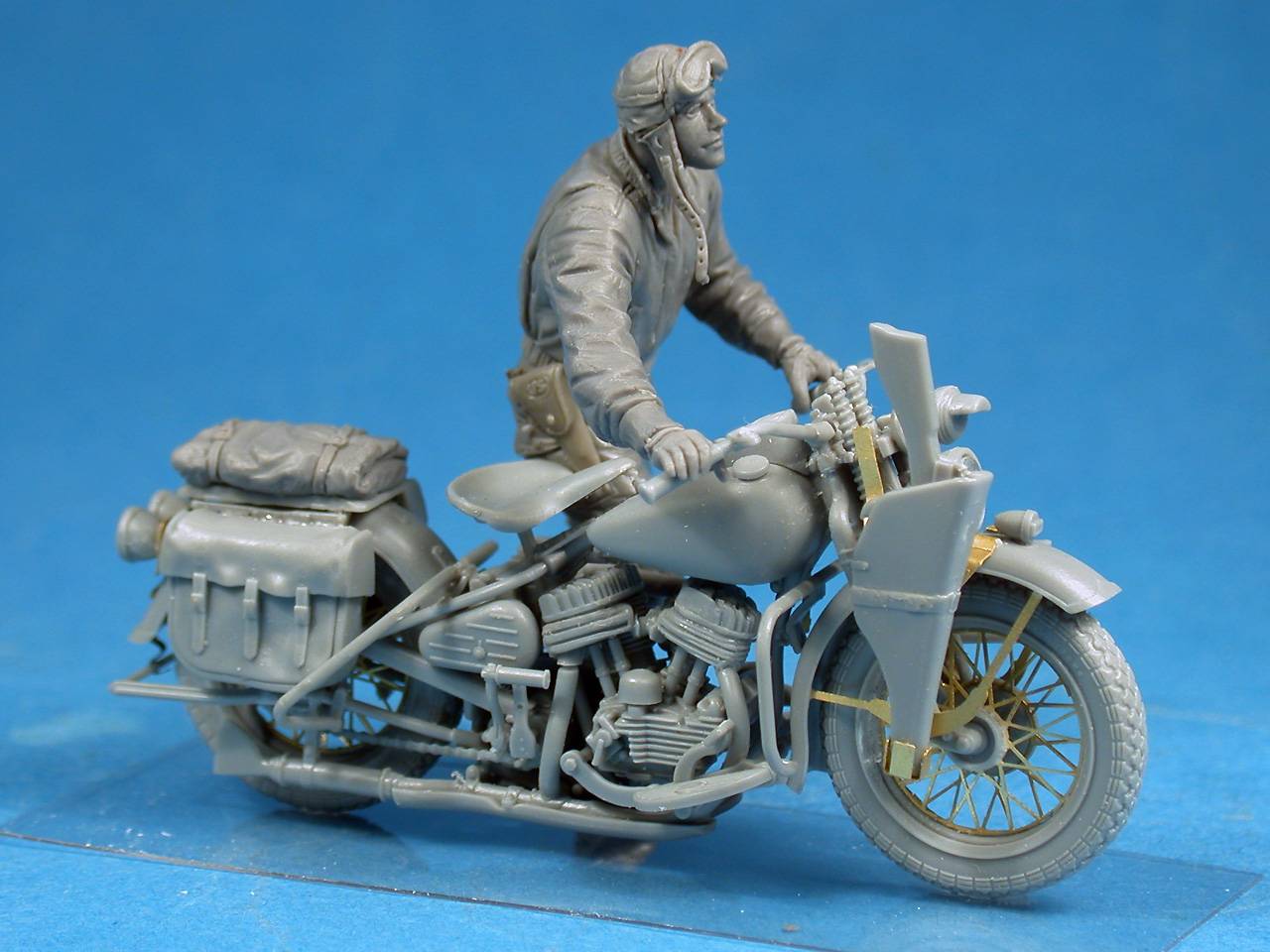 U.S. SOLDIER PUSHING MOTORCYCLE – Image 3