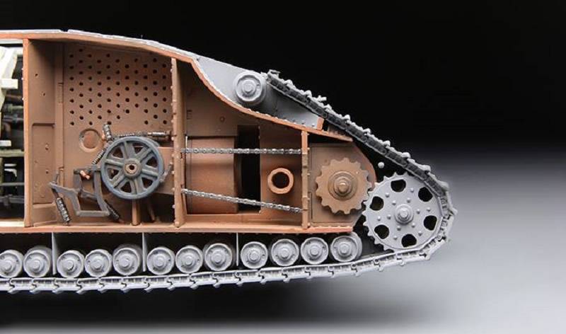 BRITISH HEAVY TANK Mk.V MALE (with full interior) – Image 5