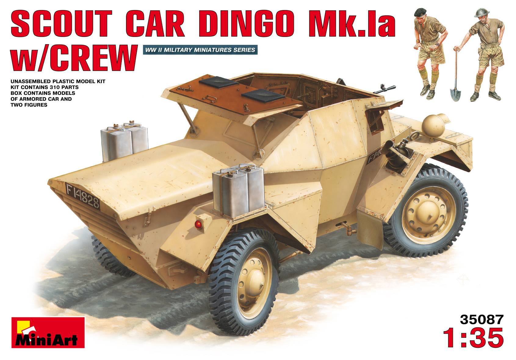 SCOUT CAR DINGO Mk.1a w/CREW