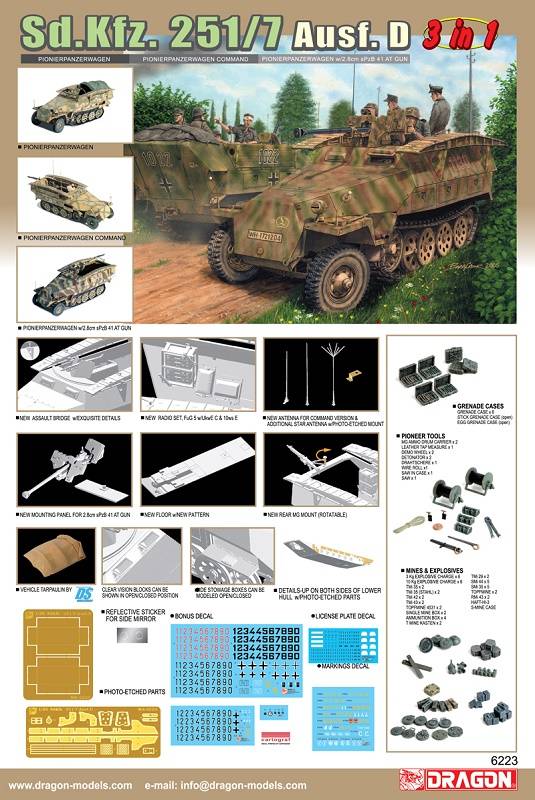 Sd.Kfz. 251/7 Ausf. D Pionierpanzerwagen 3 in 1 – Image 2