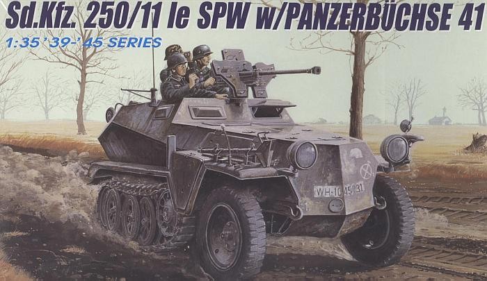 Sd.Kfz. 250/11 le SPW with Panzerbüchse 41 maquette char promo