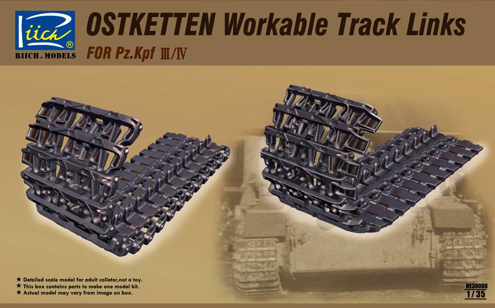 Ostketten Workable Track Links for Pz.Kpfw III/IV & StuG III
