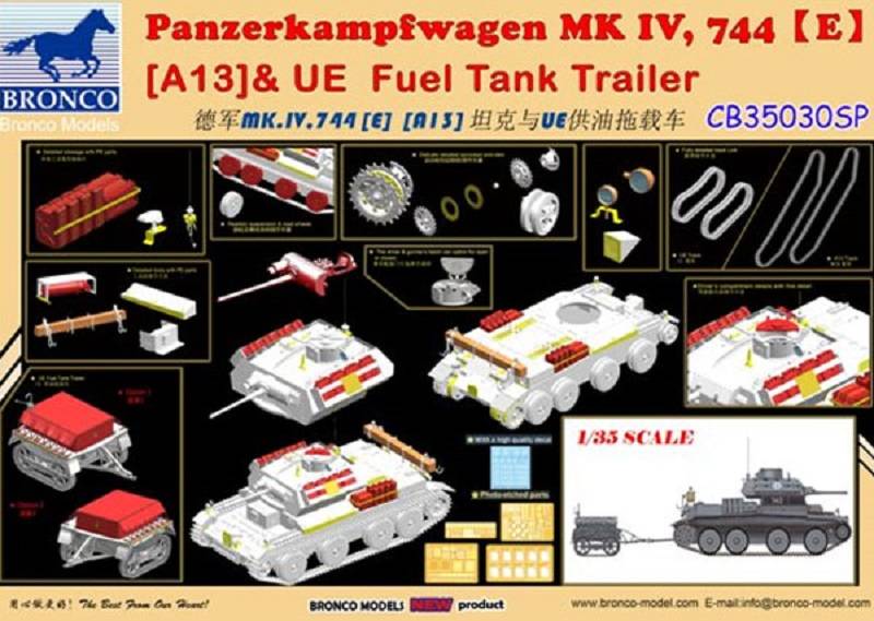 Panzerkampfwagen Mk IV (E) (A13) & UE Trailer – Image 2