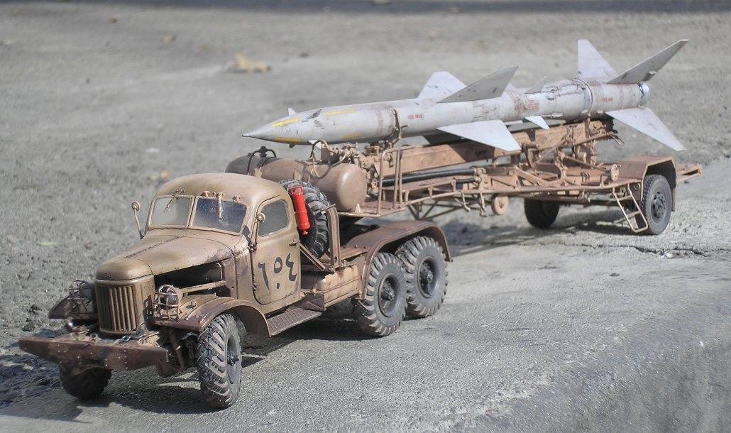 SA-2 Guideline Missile on Transport trailer – Image 2