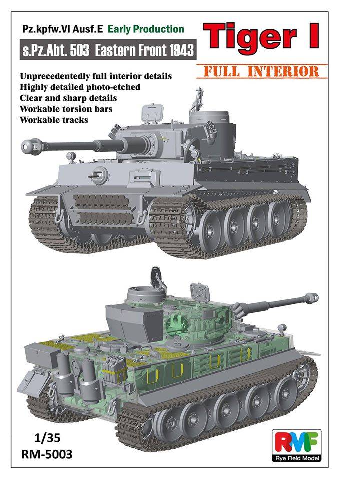Pz.kpfw.VI Ausf. E Early Production Tiger I S.PZ.ABT. 503 Eastern Front 1943 w/full interior – Image 2