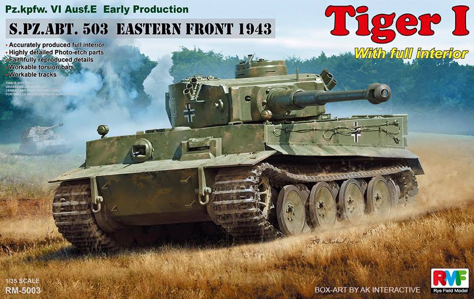 Pz.kpfw.VI Ausf. E Early Production Tiger I S.PZ.ABT. 503 Eastern Front 1943 w/full interior