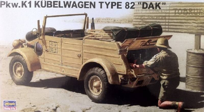 pkw. K1 Kübelwagen Type 82 " DAK "