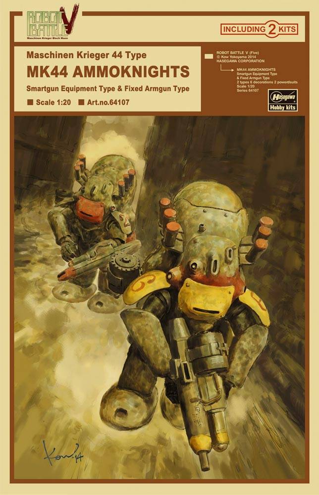 MASCHINEN KRIEGER 44 TYPE MK44 AMMOKNIGHTS (SMARTGUN EQUIPMENT TYPE & FIXED ARMGUN TYPE)