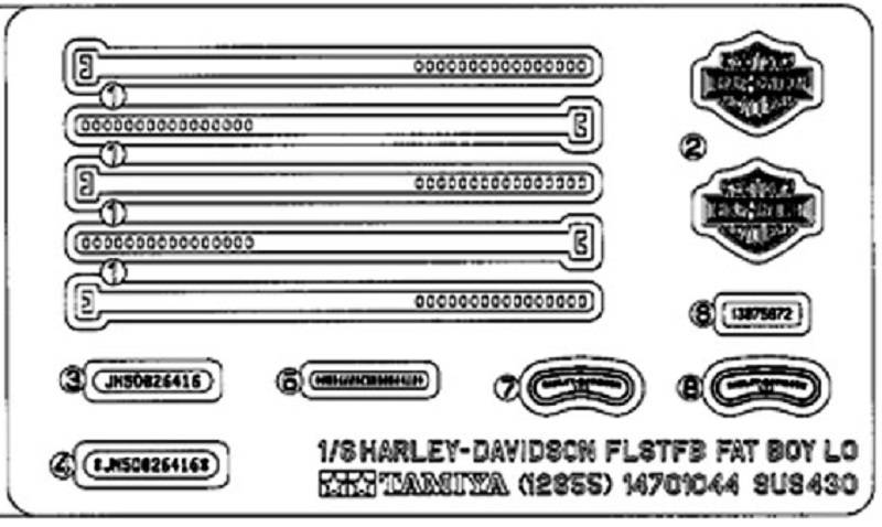 Harley-Davidson Fat Boy Lo Detail Up Parts Set – Image 2