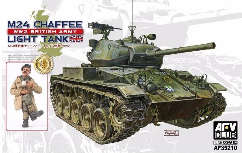 M24 CHAFFEE CHAR LÉGER WW2 VERSION ARMÉE BRITANNIQUE