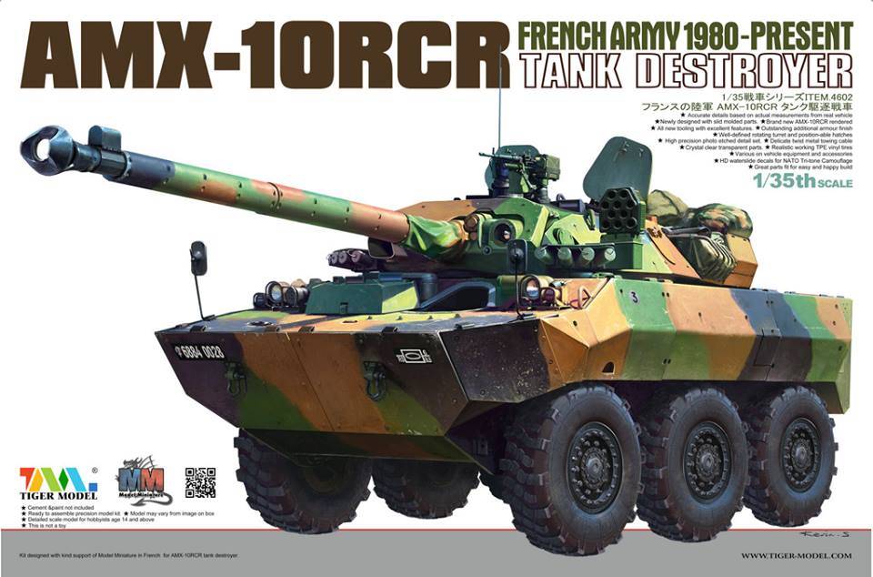 AMX-10RCR FRENCH ARMY TANK DESTROYER