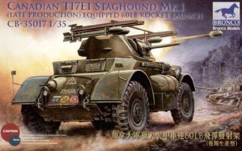 Canadian T17E1 Staghound Mk.I (Late Production with 60LB Rocket Launchers)